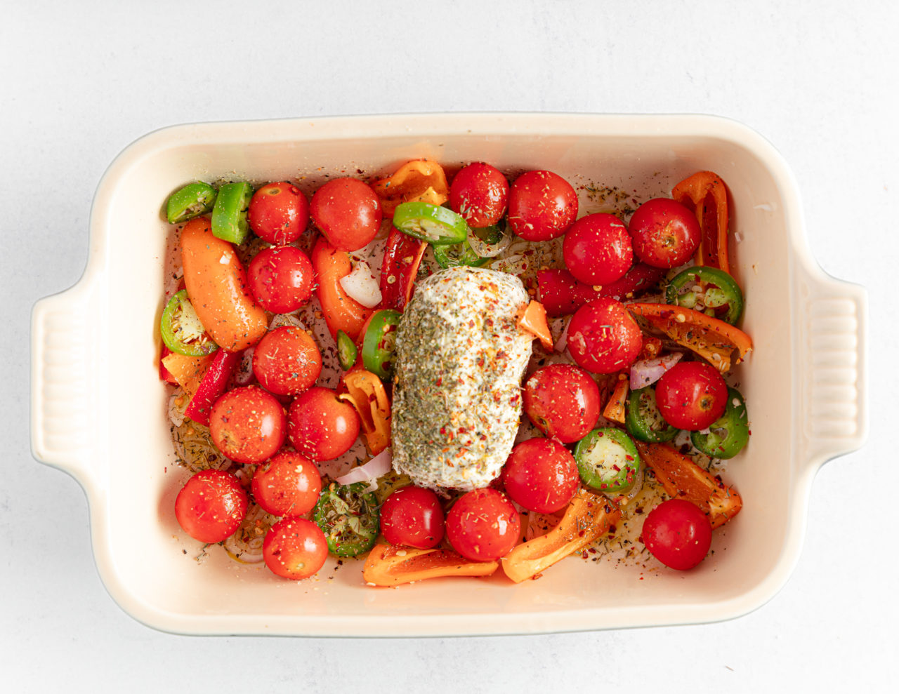 Pasta with Goat Cheese Bake The Addy Bean