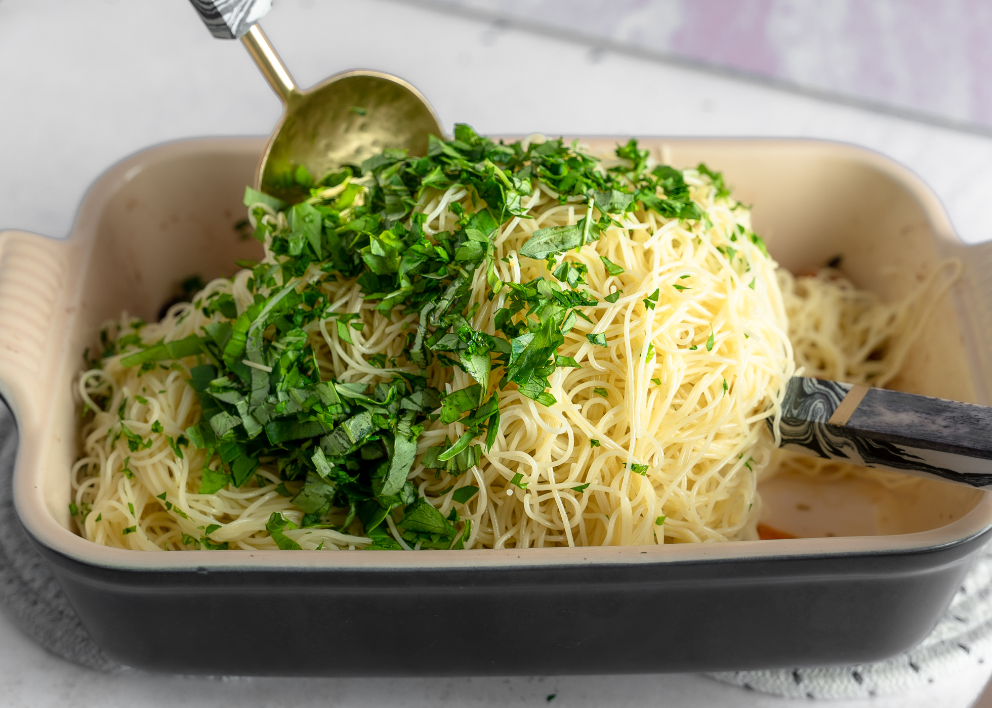 Baked Goat Cheese Pasta The Addy Bean