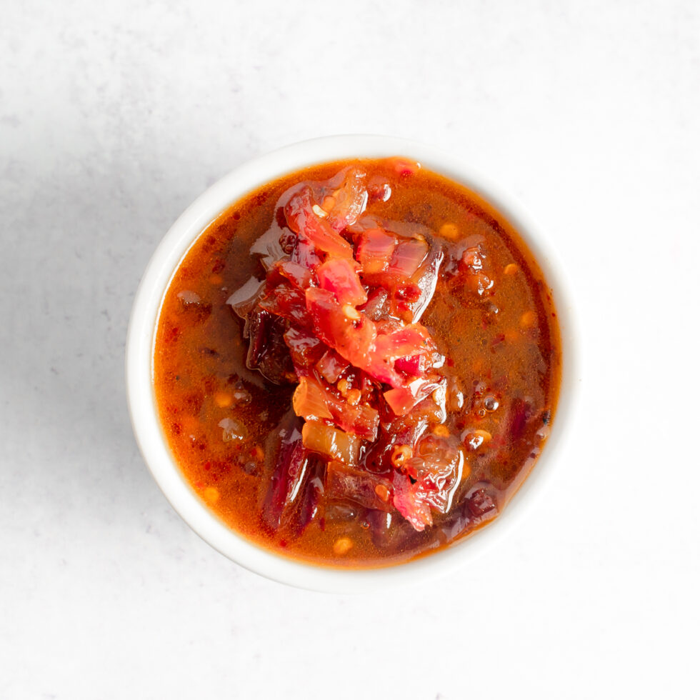 An Agrodolce Sauce with Red Onion Recipe The Addy Bean