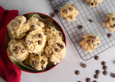 The Best Homemade Chocolate Chip Biscuit Cookies