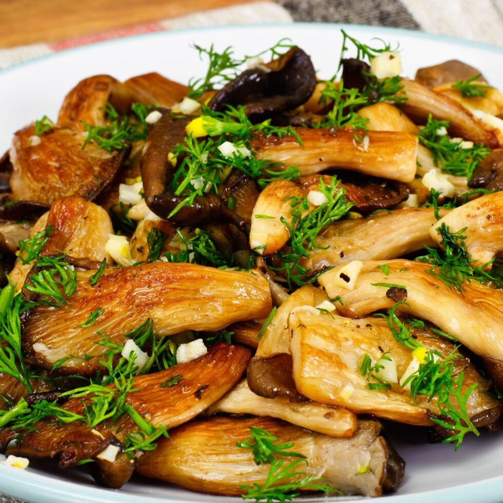 How to Cook with Blue Oyster Mushrooms | The Addy Bean