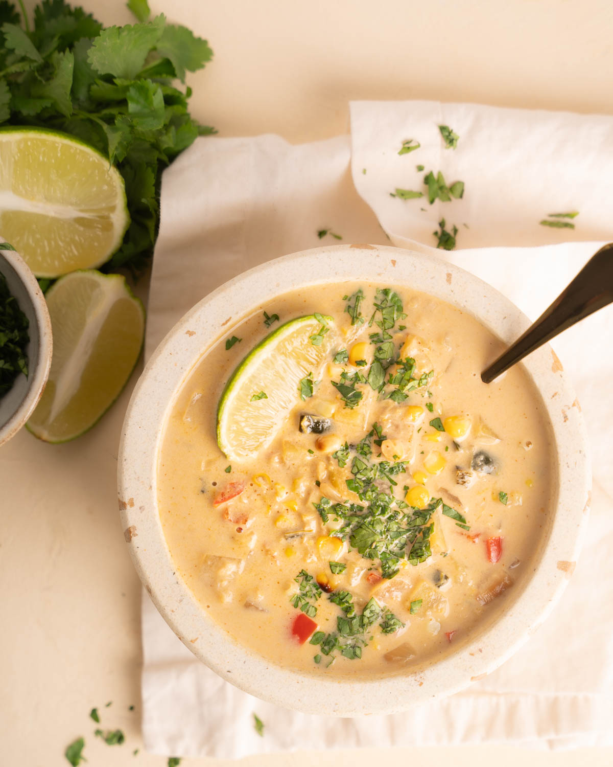 Copycat Panera Mexican Street Corn Soup | The Addy Bean