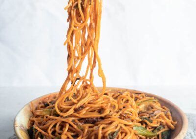 Easy Vegan Yakisoba-Inspired Noodles