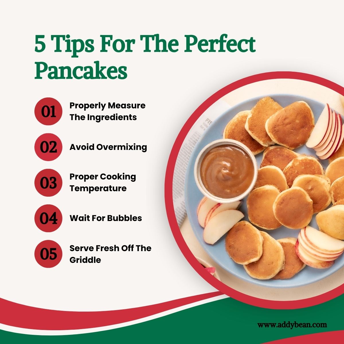 5 tips for the perfect pancakes