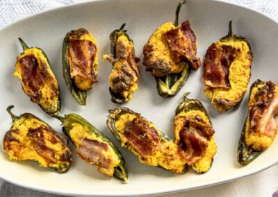Healthy Bacon Wrapped Jalapeno Poppers Air Fryer
