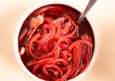 Easy Balsamic Pickled Red Onions & How To Use Them!
